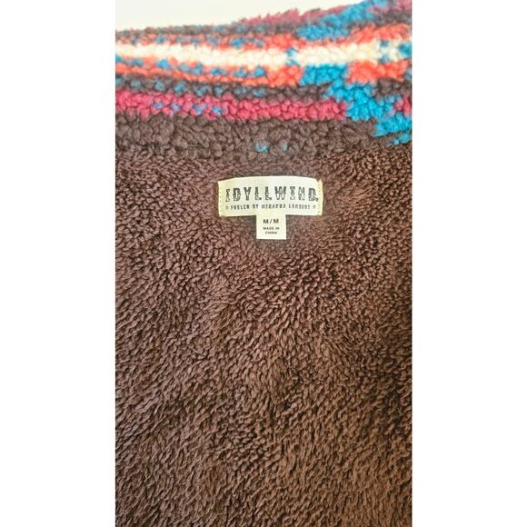 Idyllwind Fueled by Miranda Lambert Fleece Jacket, Aztec Patterns, Full Zip Sz M - Picture 5 of 9